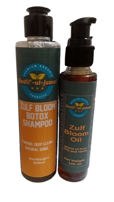 Zulf Bloom Balance Bundle – 200ml Shampoo + 100ml Oil